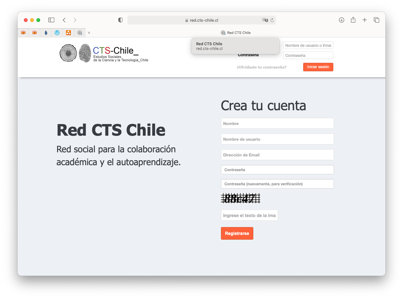 ¡Nueva Red Social CTS-Chile!